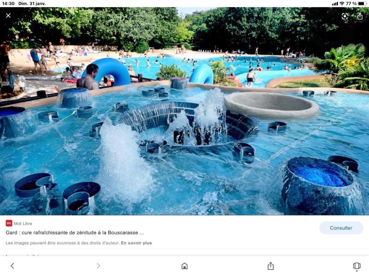 Appartement 3 Min A Pied Du Centre D'Uzes Parking Piscine Eksteriør bilde